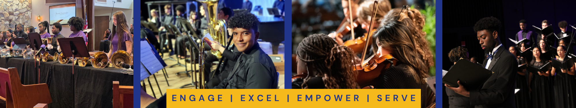 ENGAGE, EXCEL, EMPOWER, SERVE 