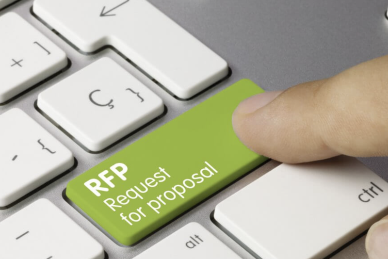 Request for Proposal Button on keyboard