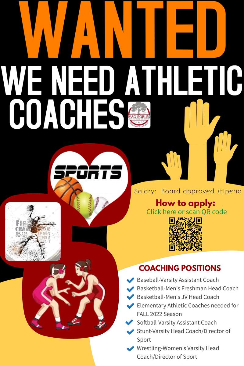 Need Coaches Flyer Image
