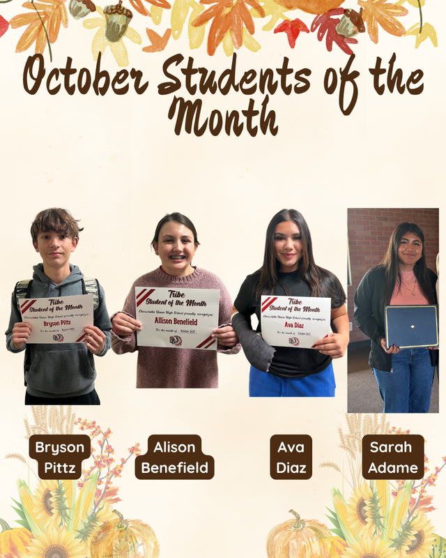 October Student of the Month