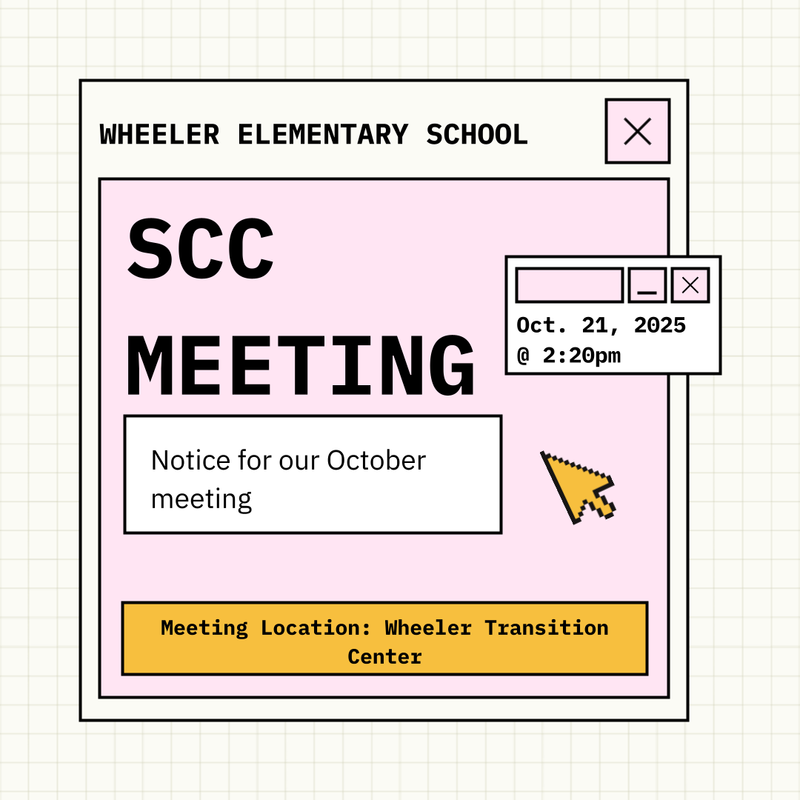 SCC Meeting for October