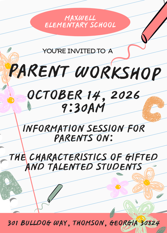 Parent Workshop Flyer