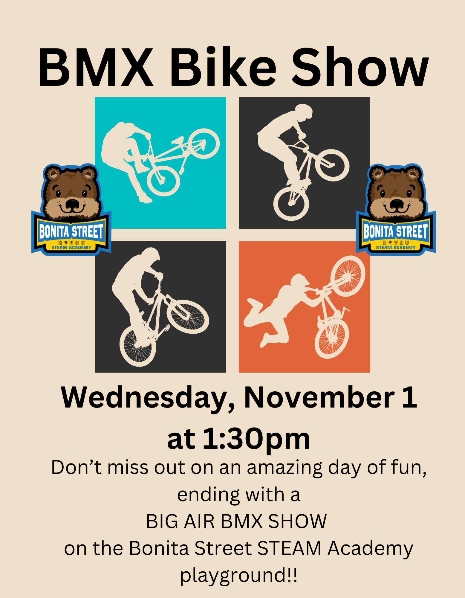 BMX Bike Show Bonita Street STEAM Academy