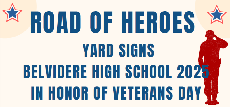 Road to Heroes Signs