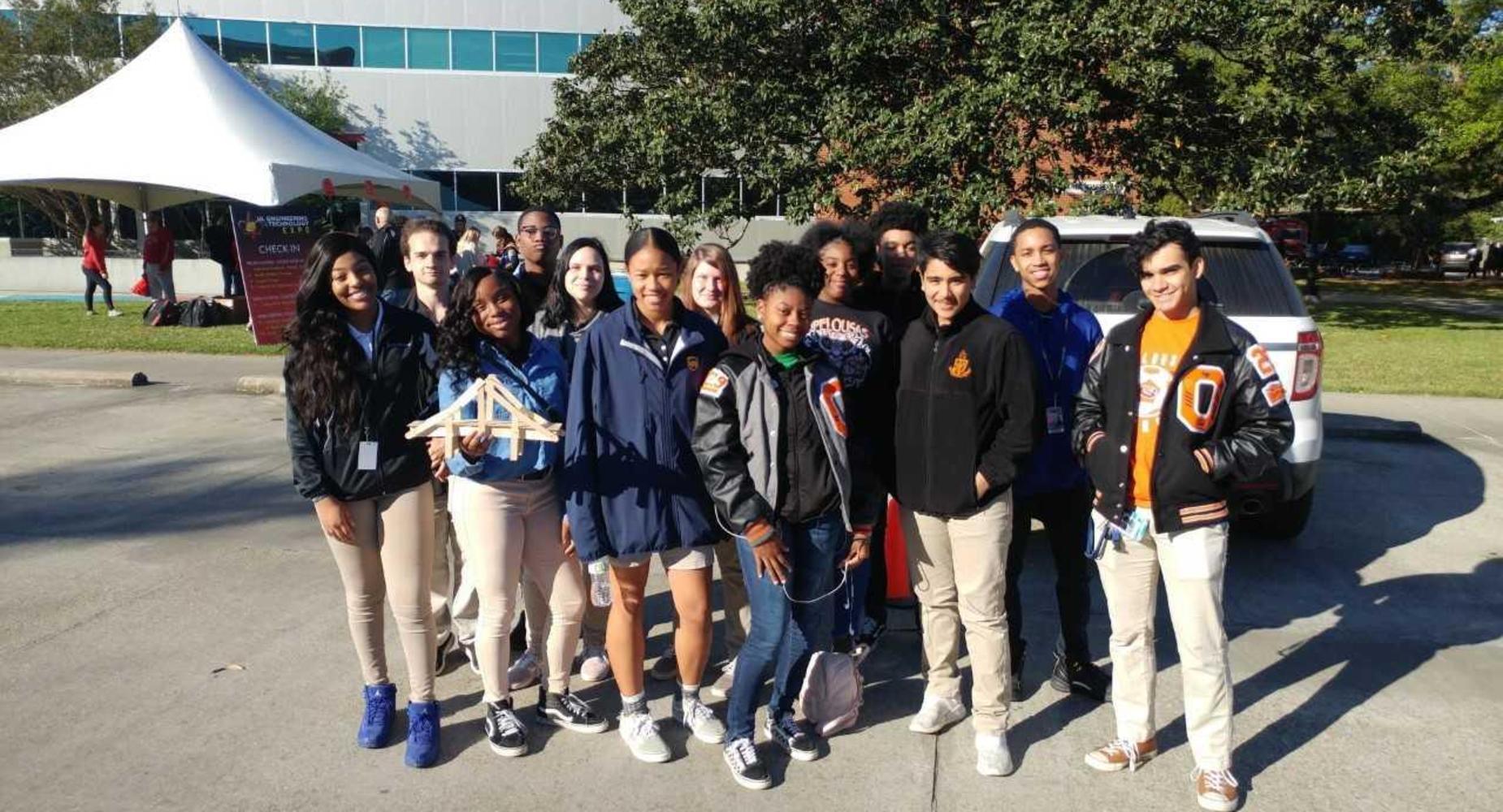OHS Juniors and Seniors interested in engineering at Opelousas Senior High School attended the University of Louisiana-Lafayette's Engineering Expo on Wednesday, March 27