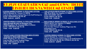 Cap n Gown/Ticket Distribution