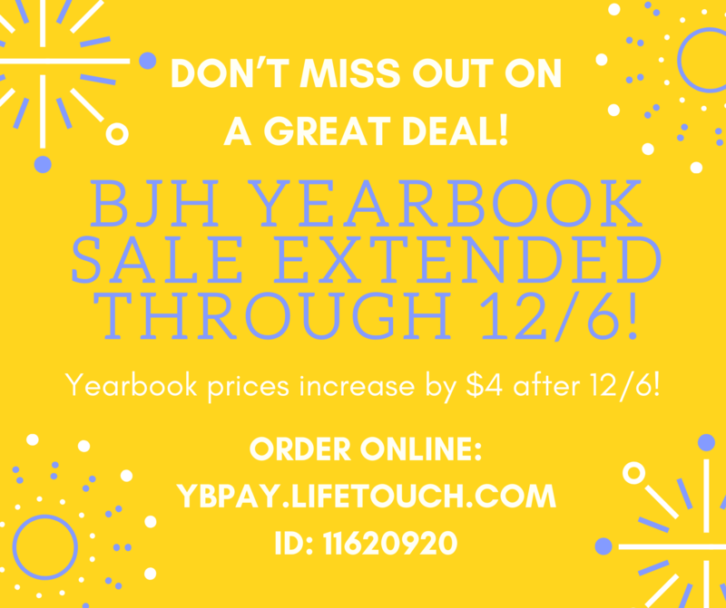 2019-20 BJH Yearbooks On Sale Now Featured Photo