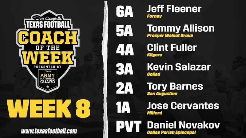 Coach Barnes Coach of the Week!
