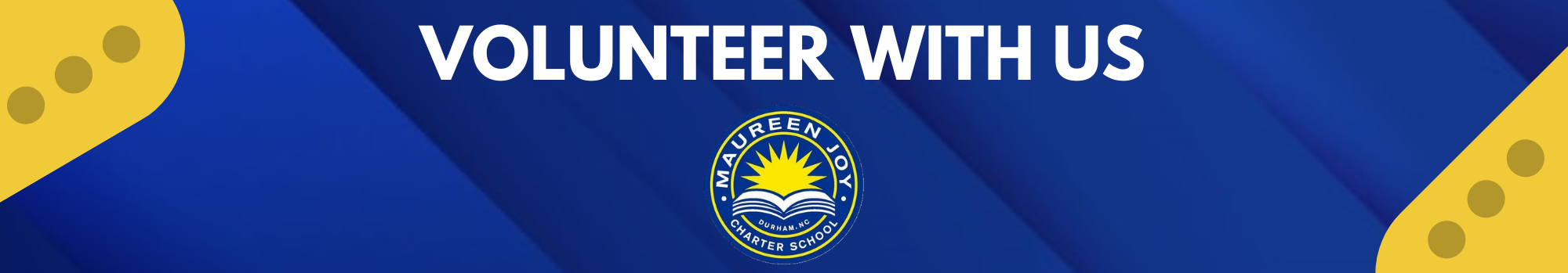 Volunteer with Us Banner