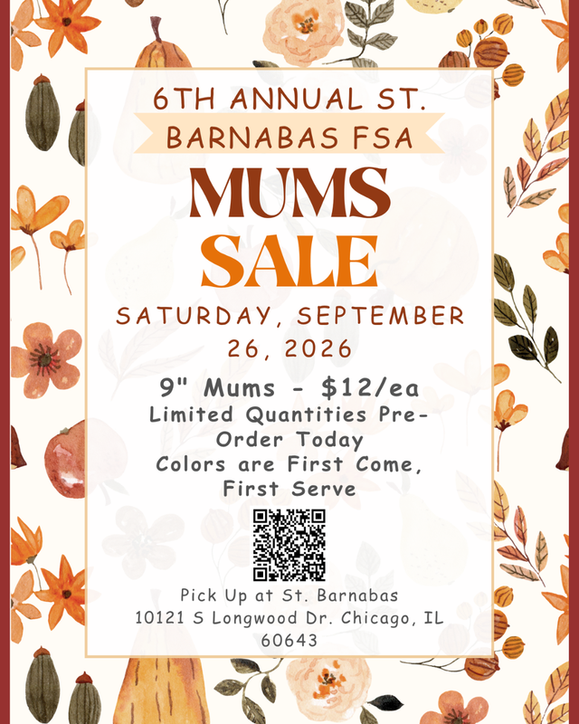 Mum Sale - Sept. 26 Featured Photo