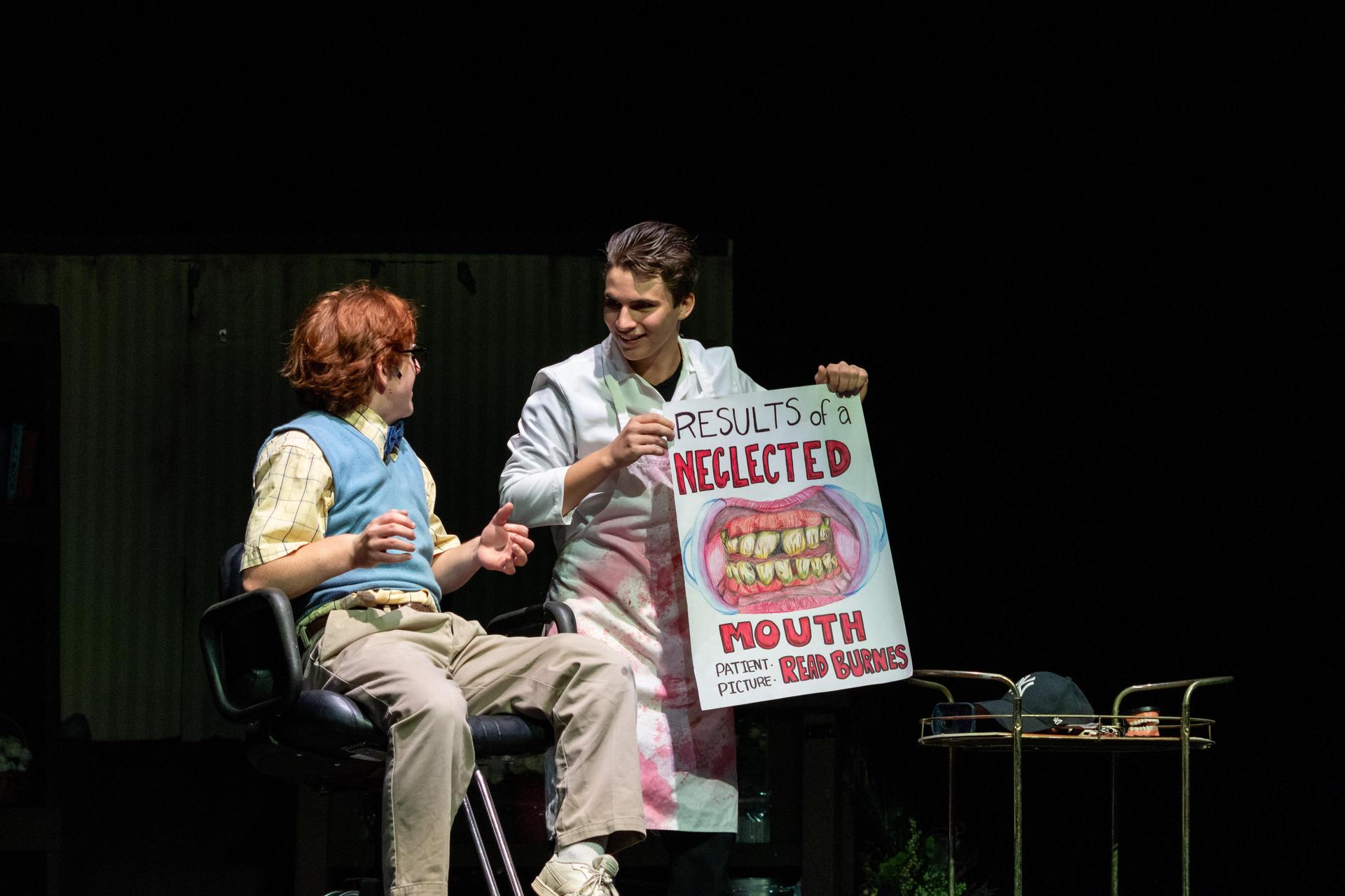A scene from Little Shop of Horrors