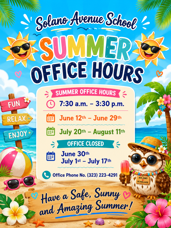Summer Schedule