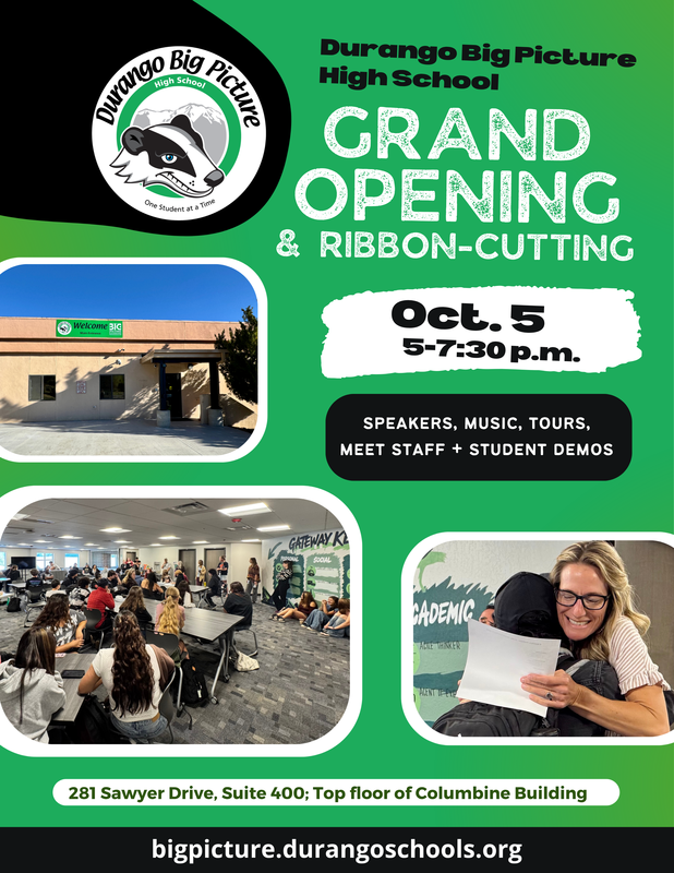 Durango Big Picture High School Grand Opening