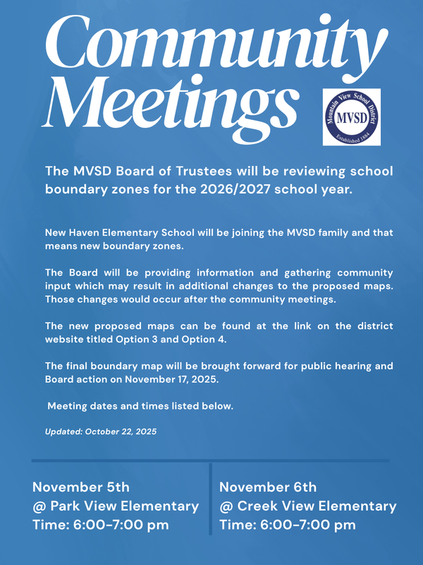 Community Meeting Info
