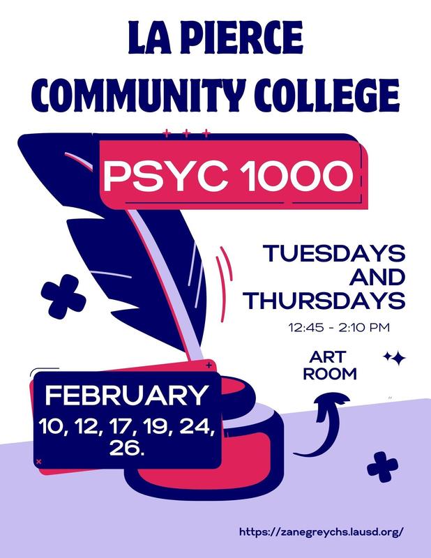College Classes after school Tuesday and Thursday