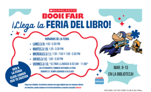 Book fair is March 9-13 at reseda