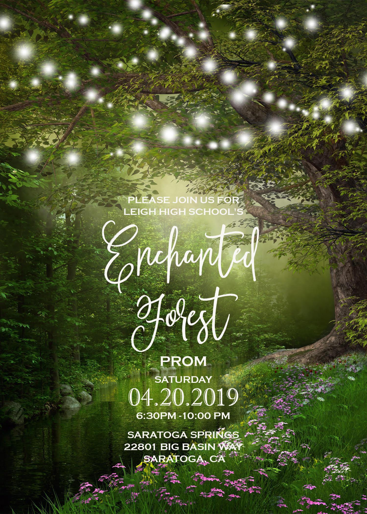 Junior and Senior Prom: Enchanted Forest! – Activities