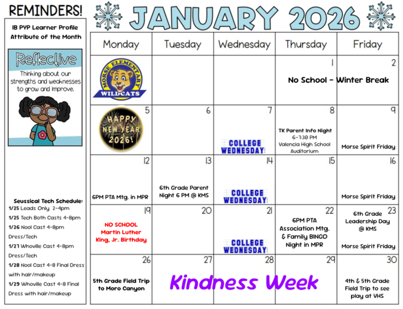 January 2026 Calendar