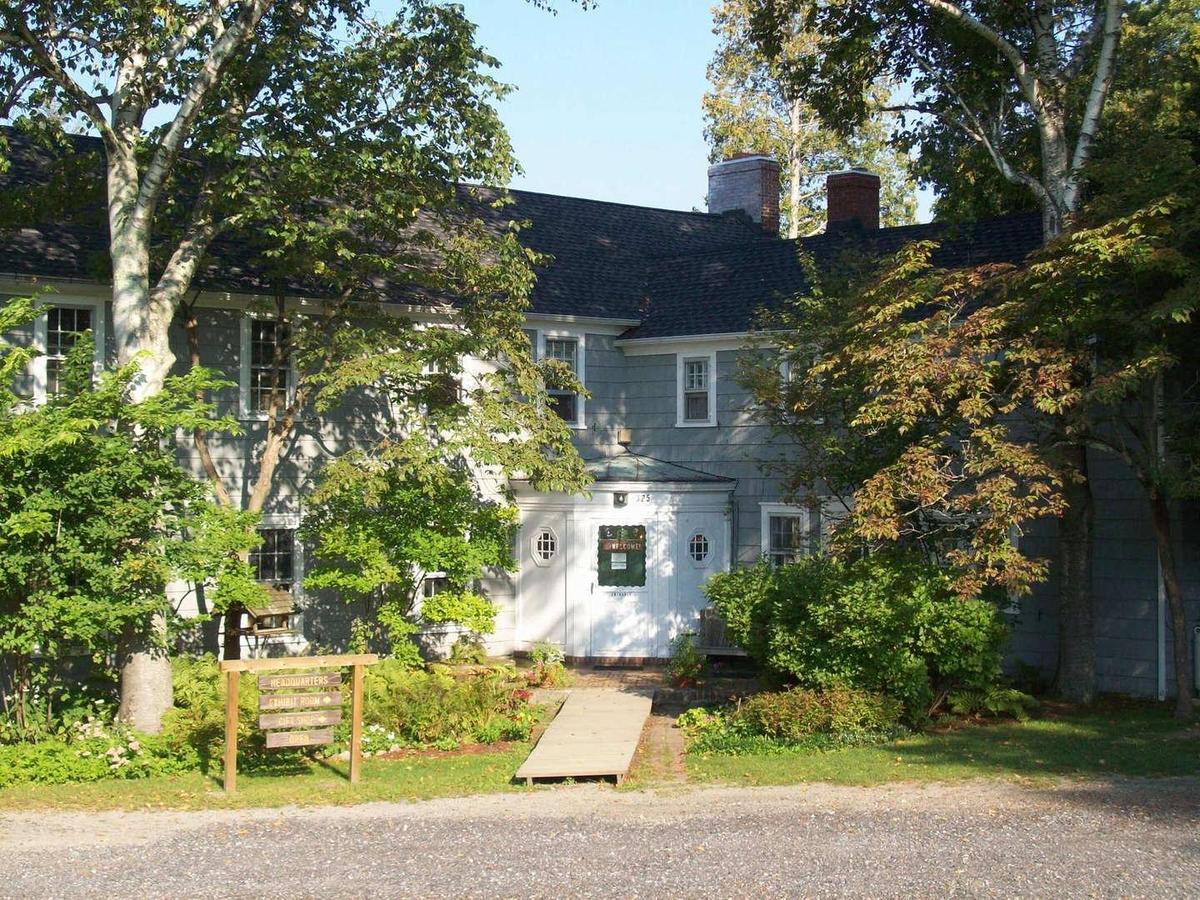  Grey main building at Sharon Audubon