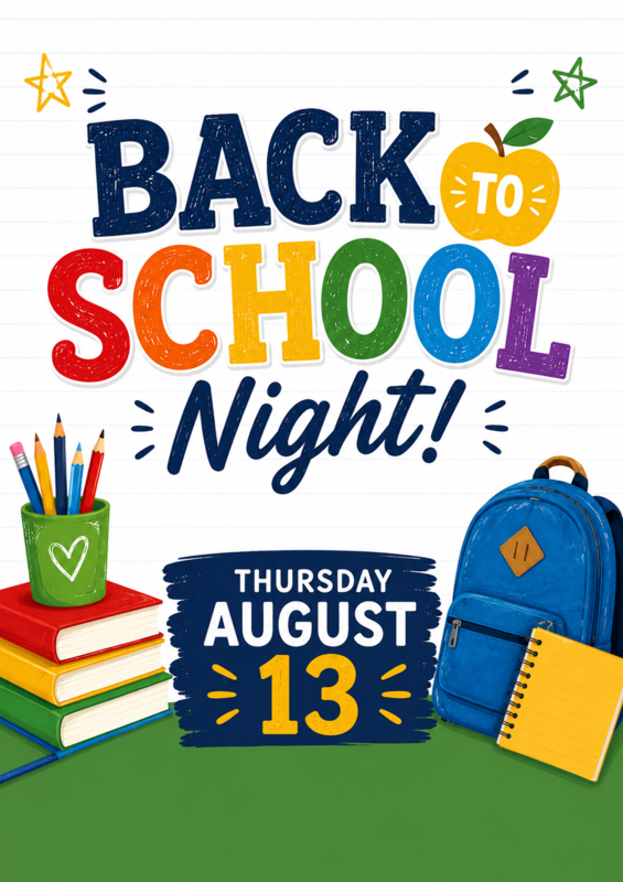 Back to School Night Flyer