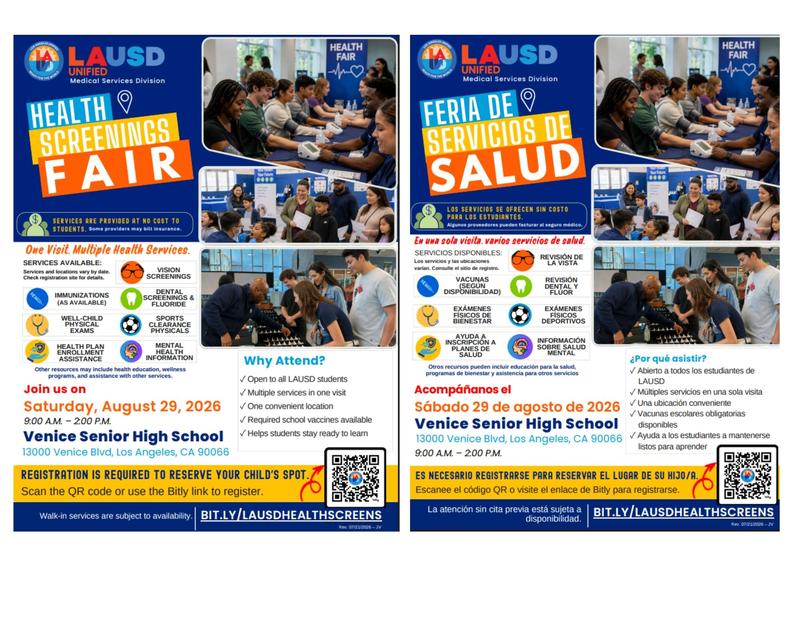Health Screenings Fair / Feria de Servicios de Salud Featured Photo