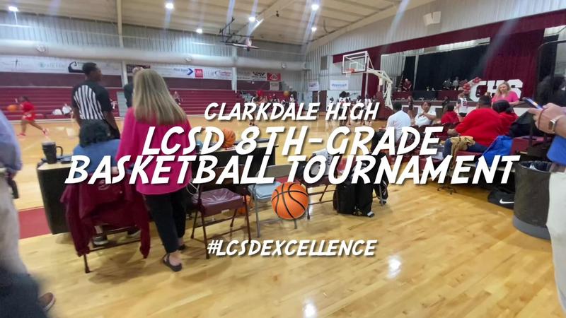 Lauderdale County School District 8th Grade Basketball Tournament Graphic