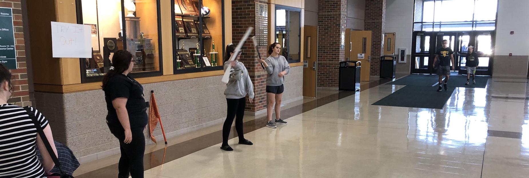 Learning about clubs and activities at CCHS