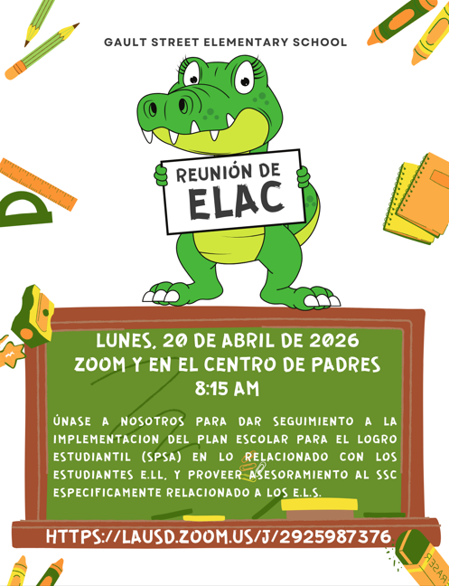 ELAC poster Spanish