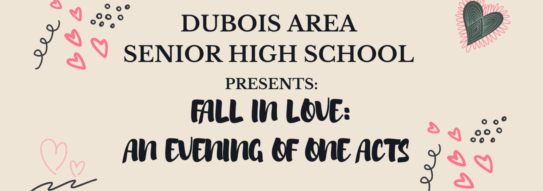 DAHS Presents Fall in Love an Evening of One Acts