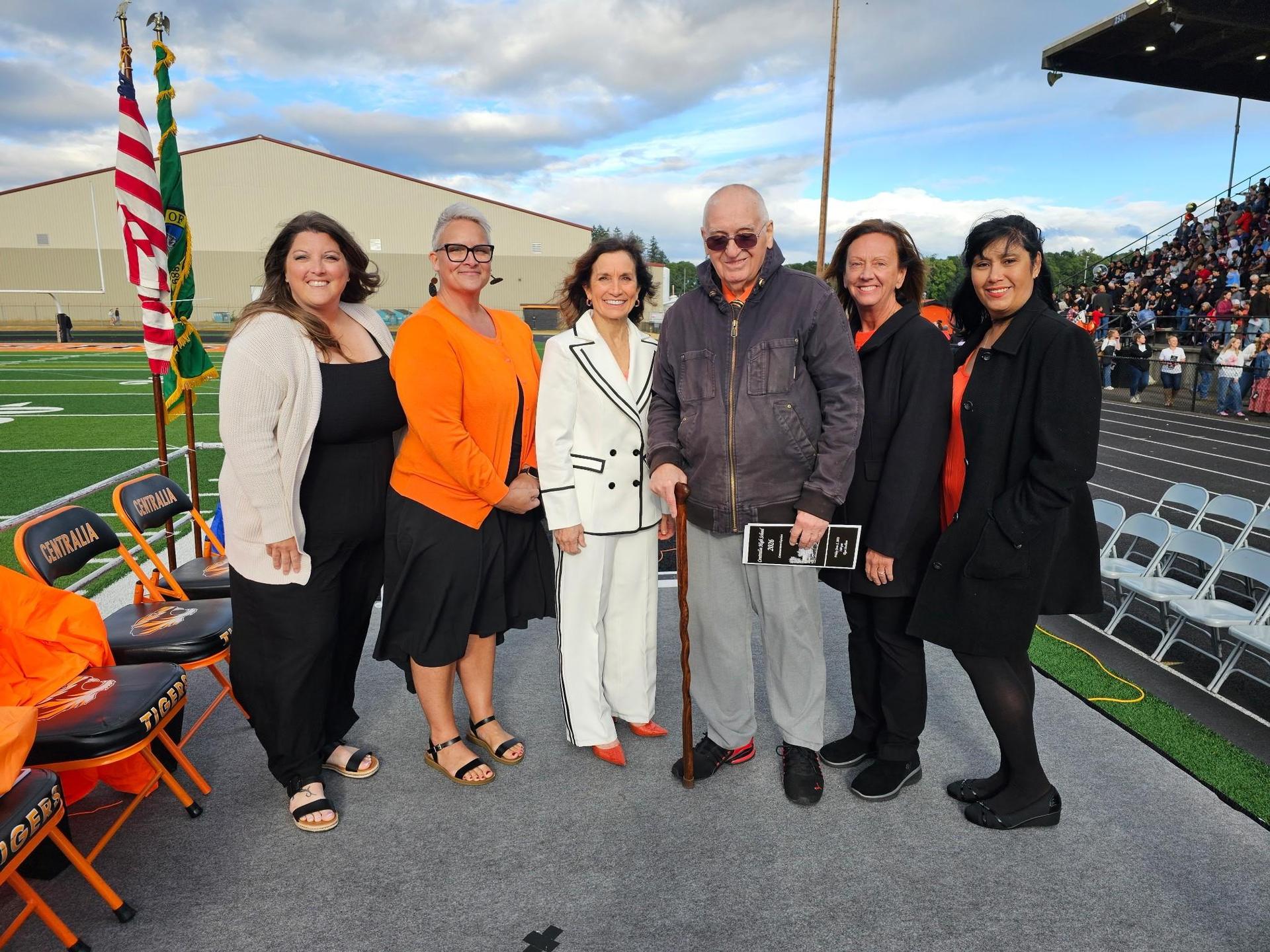 Board members at CHS graduation 2026