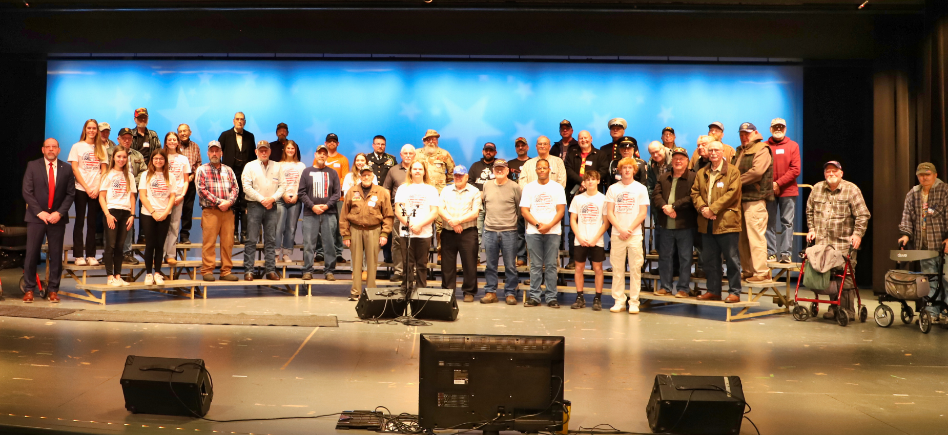 The 50th Veterans' Day Celebration at Coloma Community Schools.