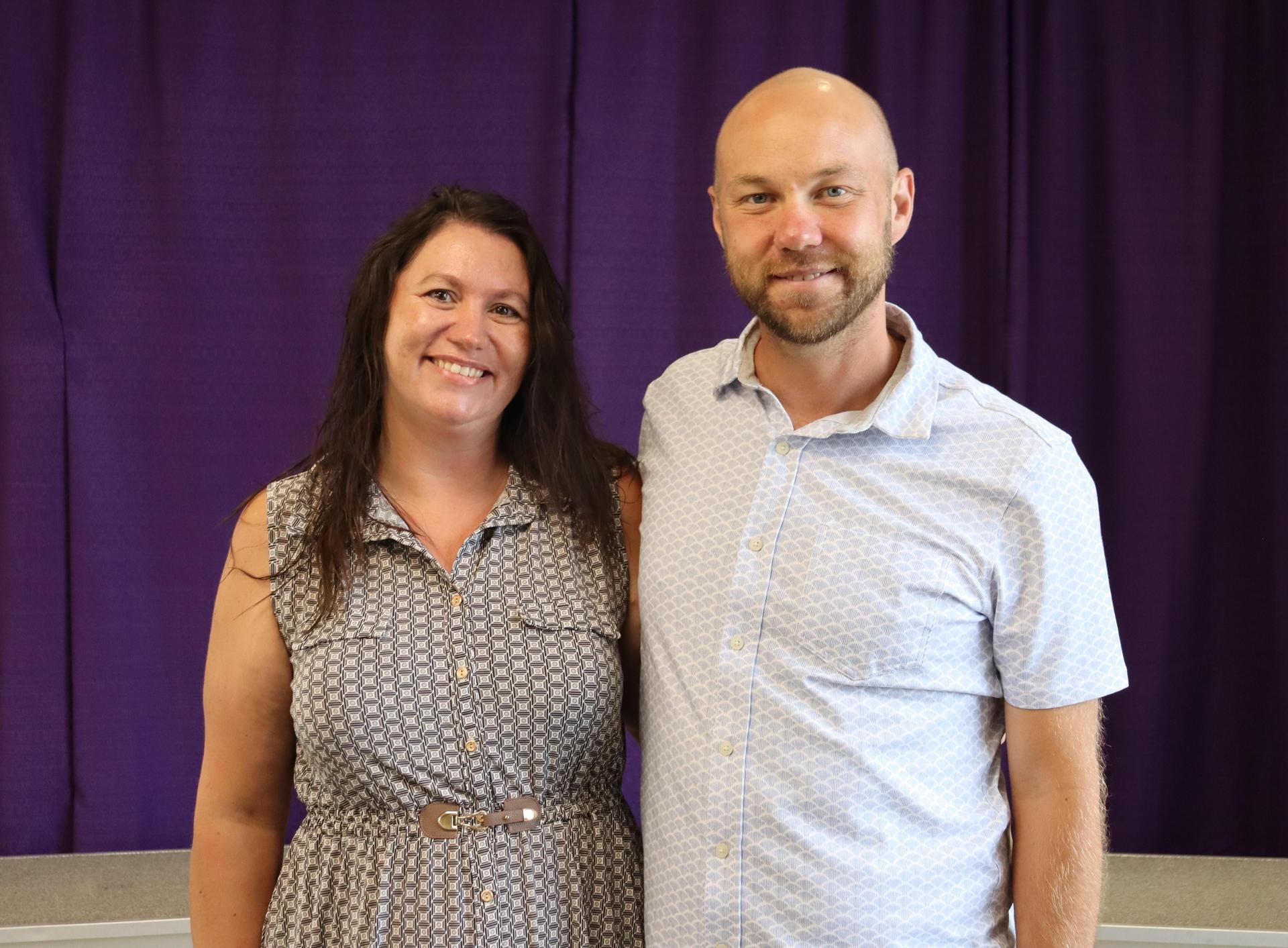 Secondary Front Office smiling