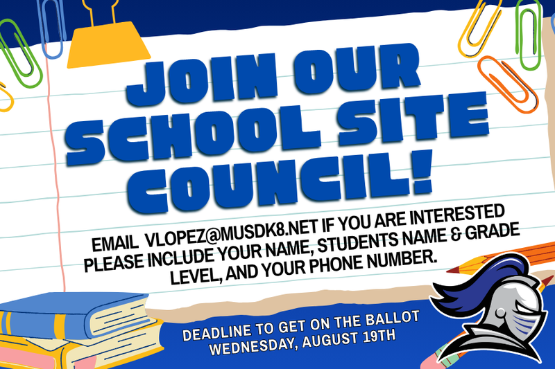 Join the School Site Council