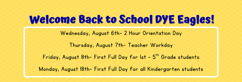 Welcome Back DYE Eagles! Featured Photo