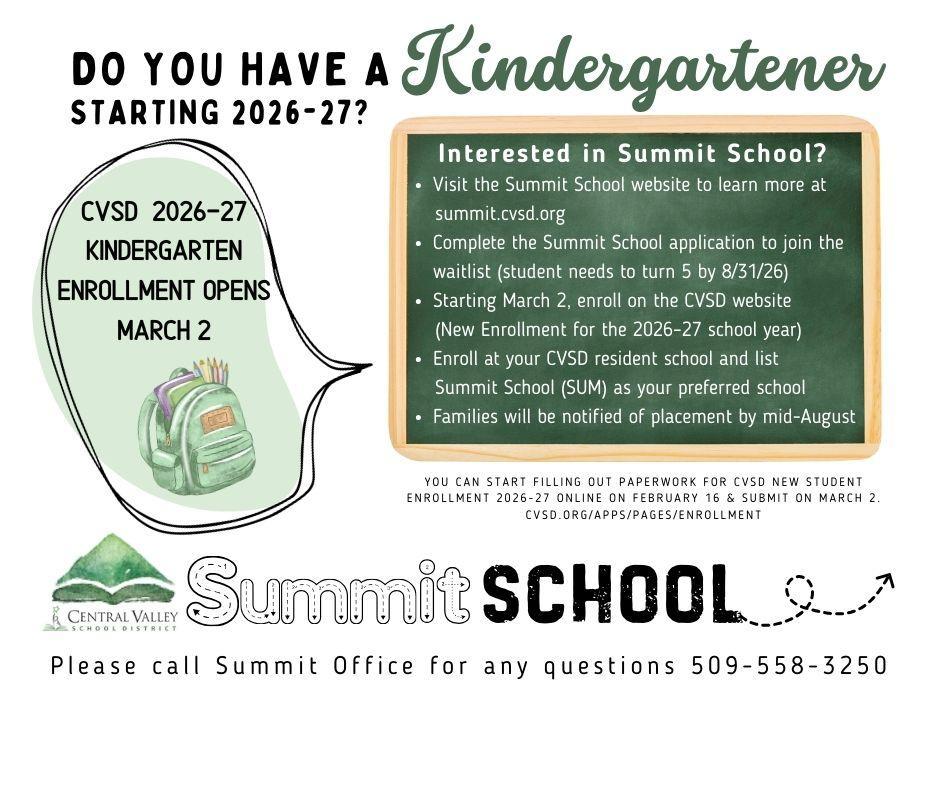 Kinder Registration 2026/27