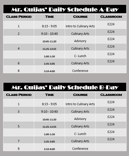Culinary Arts Quijas Ortiz, Uriel Weatherford High School