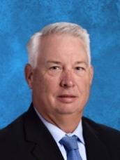 Blue background Federal programs director