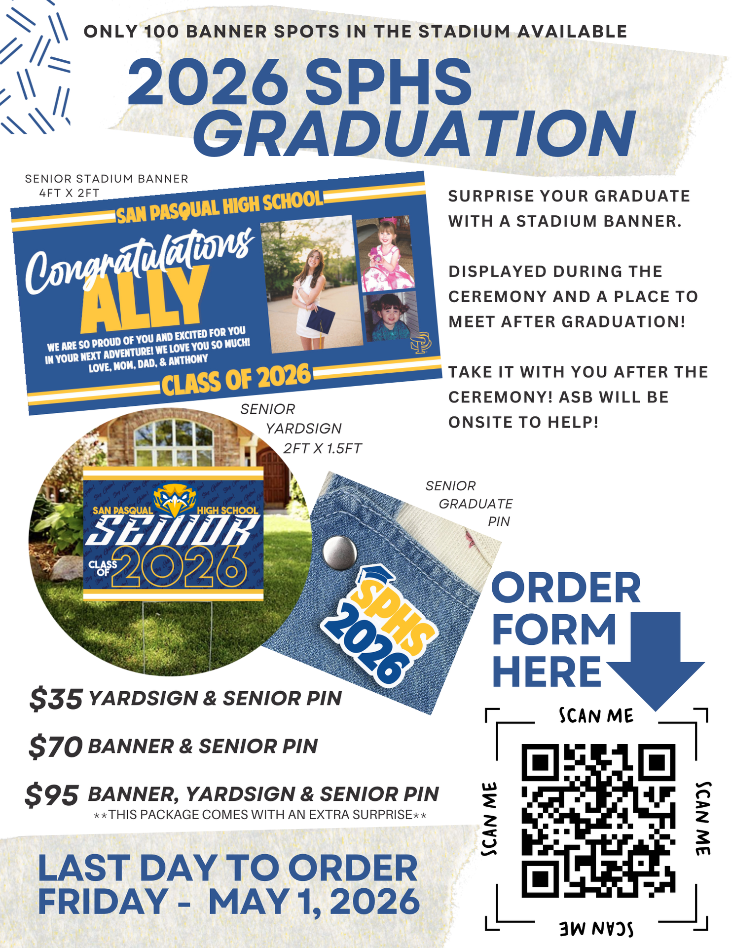 Senior Yard Signs and Banner Orders