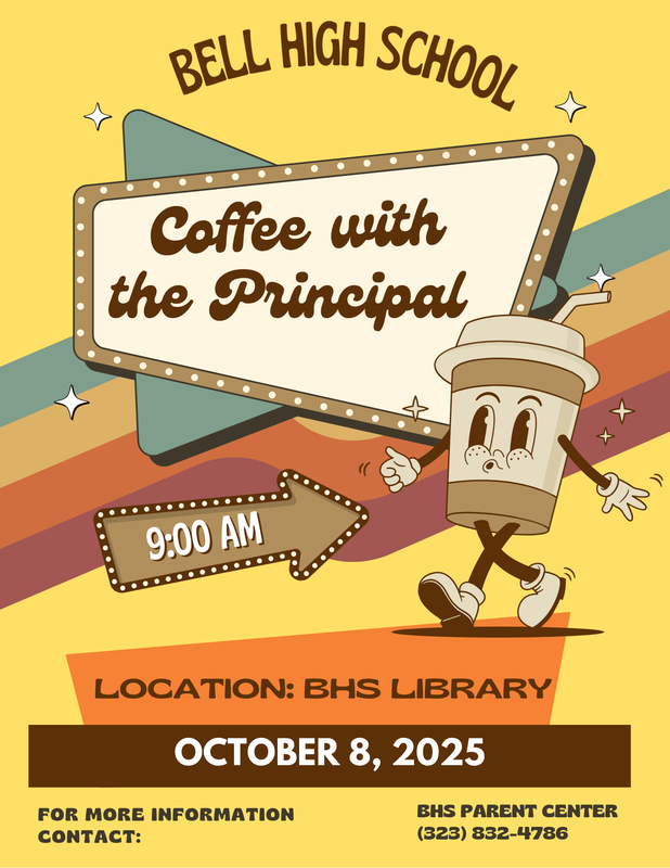 Coffee with the Principal (10.8.2025 @ 9am)