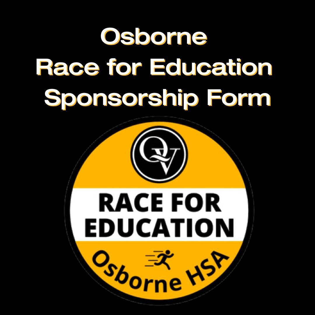 "Osborne Race for Education Sponsorship Form"