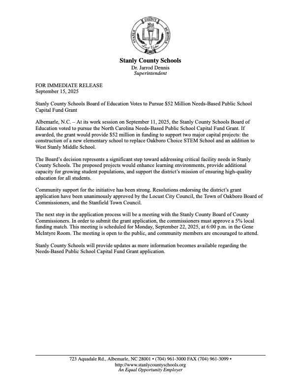 Press Release
