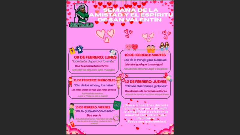 Semana de amnistad y el espiritu de san valentine