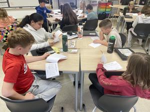 Mrs. Boresi’s class wrapped up the month by showing gratitude to their classmates