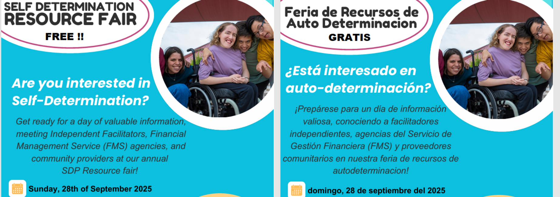 Self-Determination Resource Fair September 28th