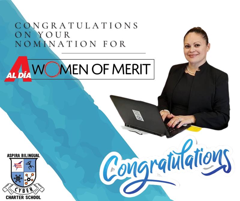 ASPIRA BILINGUAL CYBER CHARTER SCHOOL PRINCIPAL NOMINATED FOR AL DIA WOMEN OF MERIT Featured Photo