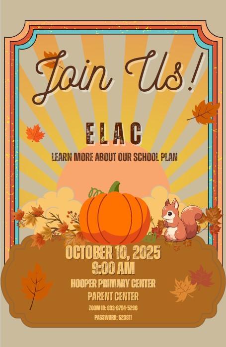 Oct ELAC flyer