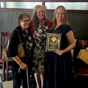 Danielle Burt, a chemistry teacher at Siegel High School, was recently honored by the American Chemical Society with the Nashville chapter’s Ruth Page Woodall Award for Excellence in High School Teaching.
