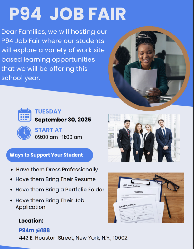 English- Pictures of job fair