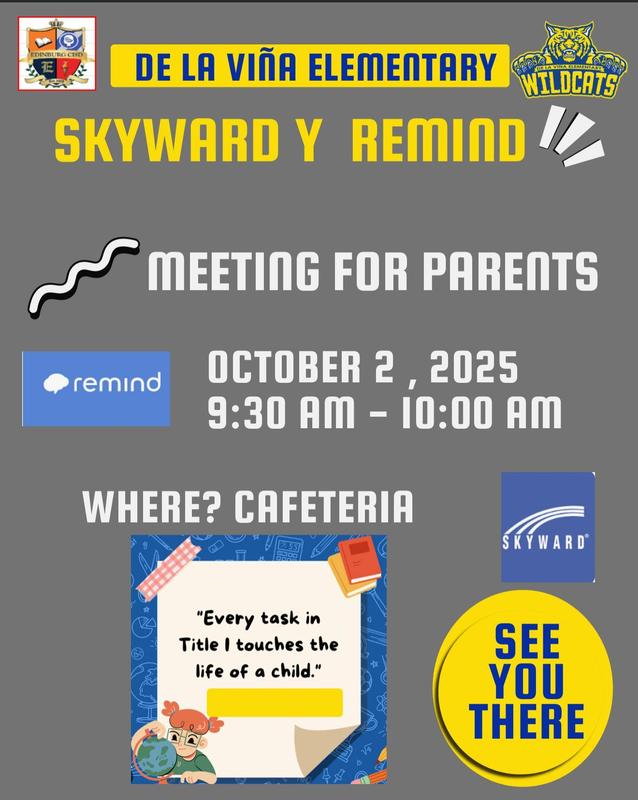 Skyward and Remind Meeting