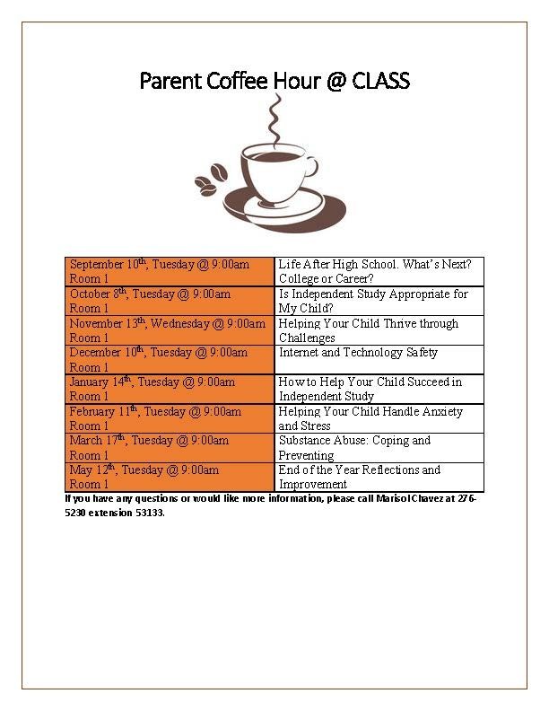 Parent Coffee Hour